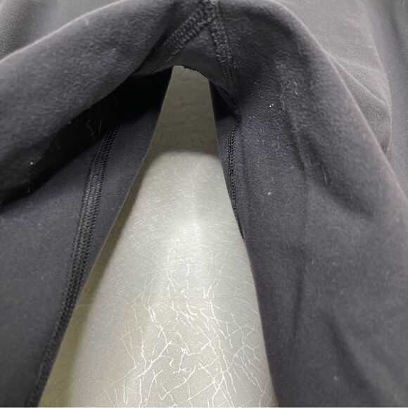 Lululemon Wunder Under 19” Crop Black Luon 10 - Picture 4 of 5